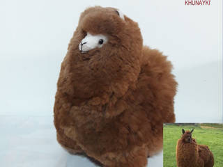 Fluffy fat alpaca + accessory, Peruhand Peruhand Otros espacios Pelo Blanco