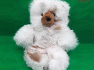 Alpaca fur Teddy Bear, Peruhand Peruhand Quartos de criança rústicos Pêlo Branco