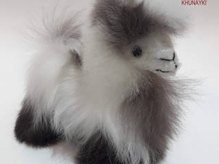 Colored Alpaca Doll 6″, Peruhand Peruhand Other spaces Fur White