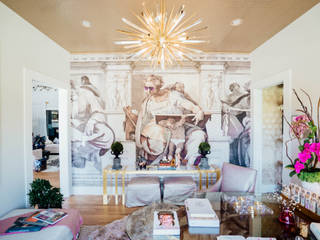 Michelangelo Study project designed by Sherry Hayslip Interiors, Mineheart Mineheart Paredes y pisos eclécticos