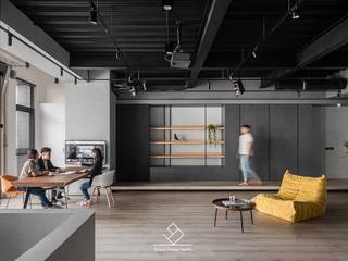 極簡辦公空間 Simple Design Working Space, 極簡室內設計 Simple Design Studio 極簡室內設計 Simple Design Studio Modern living room