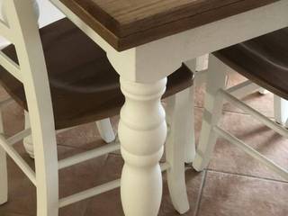 Tavolo shabby, PERCORSOARREDO PERCORSOARREDO Cocinas de estilo rústico Madera Acabado en madera