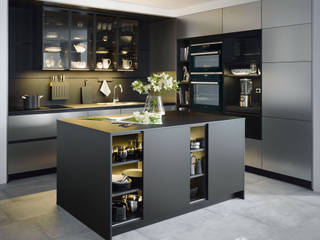 Voll im Trend: Küche in Schwarz, Kemner Home Company Küchen Kemner Home Company Küchen Built-in kitchens