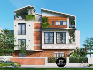 Thi công trọn gói biệt thự 3 tầng hiện đại đẹp 120m2 tại quận 12, NEOHouse NEOHouse