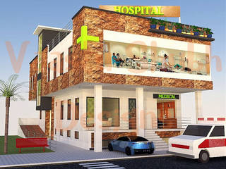 Hospital in Renwal, Jaipur, VaastuShubh Designs VaastuShubh Designs