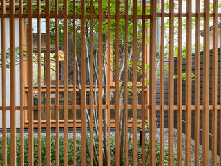 蟻ヶ崎の家, 北村建築設計事務所 北村建築設計事務所 Modern corridor, hallway & stairs