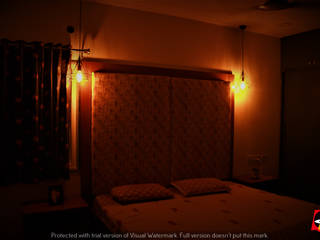 Dodla's Resdence, Rukmini's Design Associates Rukmini's Design Associates Small bedroom Plywood
