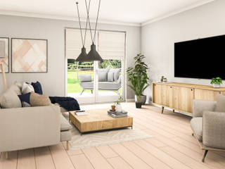 Heinz von Heiden Calvus 630, Dieckmann Immobilien Dieckmann Immobilien Scandinavian style living room Beige