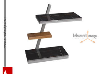 Ferdy coffee table - A’Design Award 2021 winner, Mezzetti design Mezzetti design Moderne Wohnzimmer Eisen/Stahl Schwarz