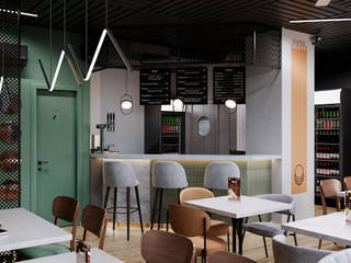 Бургерная SuperBurger, DesignNika DesignNika Espacios comerciales