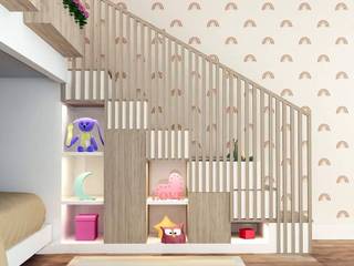 Dormitorio Niña - Jesús María, Katherine Quijano - Interiorismo Katherine Quijano - Interiorismo Girls Bedroom Wood-Plastic Composite