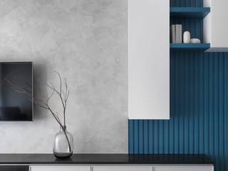 Homeward, 知域設計 知域設計 Scandinavian style living room Wood-Plastic Composite