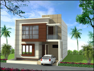 Modern Duplex House Plan in 30x40 Sq Ft Plot Size, Archplanest: House Design India Archplanest: House Design India