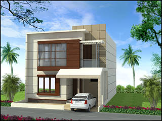 Modern Duplex House Plan in 30x40 Sq Ft Plot Size, Archplanest: House Design India Archplanest: House Design India