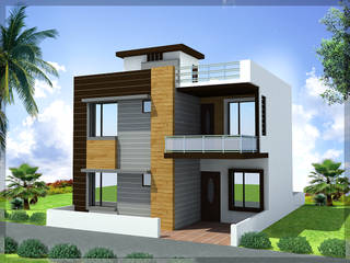 Modern Duplex House Plan in 30x40 Sq Ft Plot Size, Archplanest: House Design India Archplanest: House Design India