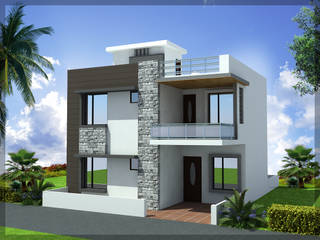 Modern Duplex House Plan in 30x40 Sq Ft Plot Size, Archplanest: House Design India Archplanest: House Design India