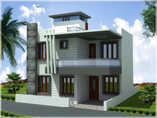 Modern Duplex House Plan in 30x50 Sq Ft Plot Size, Archplanest: House Design India Archplanest: House Design India