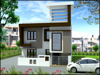 Modern Duplex House Plan in 30x40 Sq Ft Plot Size, Archplanest: House Design India Archplanest: House Design India