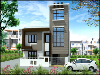 Modern Duplex House Plan in 30x40 Sq Ft Plot Size, Archplanest: House Design India Archplanest: House Design India