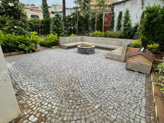 Etiler Tuğla Kaplama , Küp taş , Bazalt , Doğaltaş Atölyesi Doğaltaş Atölyesi Front yard Stone Grey