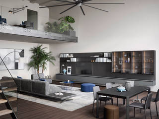 Novamobili Reverse Wohnzimmer, Livarea Livarea Modern living room
