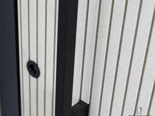 Drzwi zewnętrzne - beton, RK Exclusive Doors RK Exclusive Doors Парадні двері Алюміній / цинк Сірий
