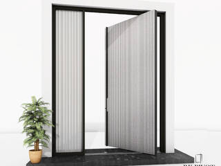 Drzwi zewnętrzne - beton, RK Exclusive Doors RK Exclusive Doors Front doors Aluminium/Zinc Grey