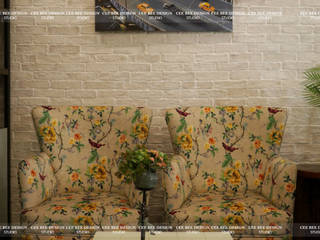 A Boho-Country Designer Home, Cee Bee Design Studio Cee Bee Design Studio Living room