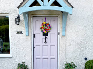 Front door makeover Lydiaclarkbetts Creative Interiors Country style houses Wood front door, cottage, garden, porch