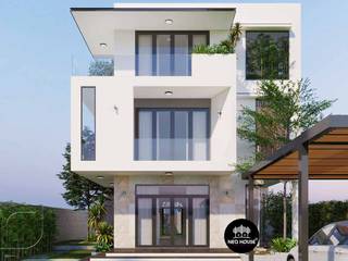 Thiết kế xây dựng nhà biệt thự đẹp 3 tầng 5 phòng ngủ tại HCM, NEOHouse NEOHouse