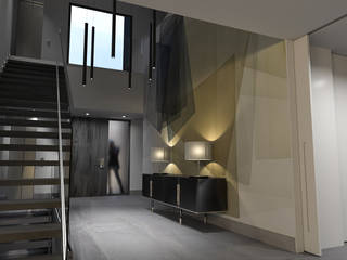 Vivienda Cantera Blanca. , Interiorismo Conceptual estudio Interiorismo Conceptual estudio Moderne woonkamers