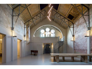 Better acoustics for a general practitioners office in an old church in Amsterdam, Studio Petra Vonk Studio Petra Vonk