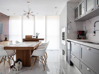 Magno Esc, Palladino Arquitetura Palladino Arquitetura Rustic style dining room