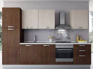 Cucine lineari su misura, Artigiani in città Artigiani in città Nhà: thiết kế nội thất · bố trí · ảnh