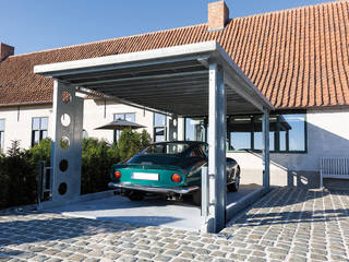 Nuovo edificio residenziale con montauto in Belgio, IdealPark Srl IdealPark Srl Double Garage