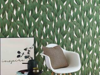 Papel Tapiz Spotlight , DeColor DeColor Tropical style walls & floors Green
