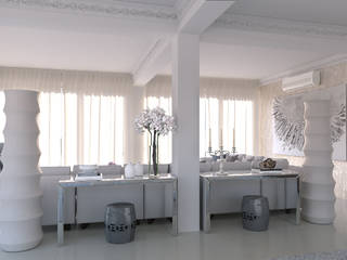 Neutral House, Baobart Arquitetura e Design Baobart Arquitetura e Design Salas de estar modernas