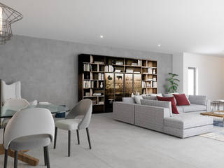 Moradia Algarve, Baobart Arquitetura e Design Baobart Arquitetura e Design Salas de estar modernas