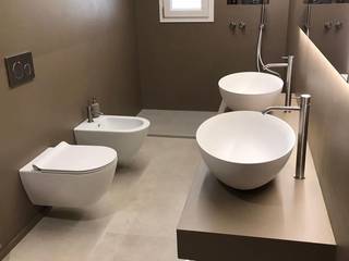REALIZZAZIONE: Bagno Privato Pesaro| Ecoover®, Ecoover® Ecoover® Phòng tắm phong cách hiện đại