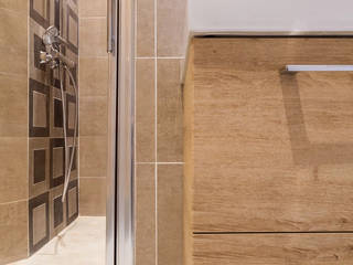 Salle d'eau masculine, Studio Coralie Vasseur Studio Coralie Vasseur Modern bathroom Wood Wood effect