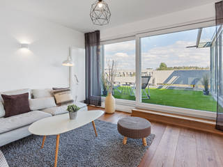 Traumhafte 4-Zimmer Penthousewohnung nach Renovierung, ADDA Home Staging ADDA Home Staging Living room