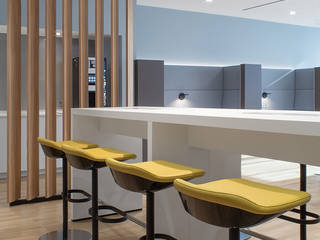 DZ BANK. Die Initiativbank - Mitarbeiterlounge, Hannibal Innenarchitektur Hannibal Innenarchitektur Commercial spaces