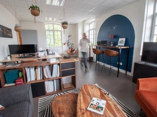 Une startup de la décoration, Studio Coralie Vasseur Studio Coralie Vasseur Commercial spaces Wood Wood effect