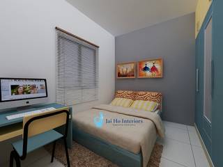 Casagrande Miro, JAIHO INTERIORS - RESIDENCE & COMMERCIAL INTERIORS JAIHO INTERIORS - RESIDENCE & COMMERCIAL INTERIORS Minimalistische slaapkamers Multiplex