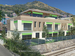 Nuovi appartamenti a Quinto (GE), Matteo Civitella Matteo Civitella Minimalist houses