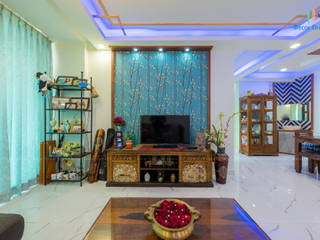 Mantri Lithos, Hebbal - Mr. Subrat, DECOR DREAMS DECOR DREAMS Classic style living room