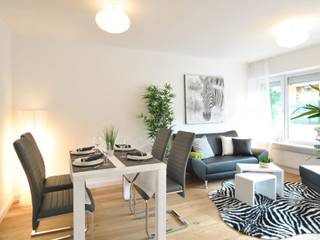 3-Zimmer Wohnung mit natürliche Stimmung, ADDA Home Staging ADDA Home Staging Modern dining room