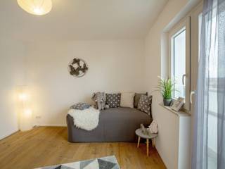 3-Zimmer Wohnung in München, ADDA Home Staging ADDA Home Staging Phòng ngủ phong cách hiện đại