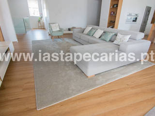 Casa Particular, Valongo, IAS Tapeçarias IAS Tapeçarias Salas modernas Textil Ámbar/Dorado