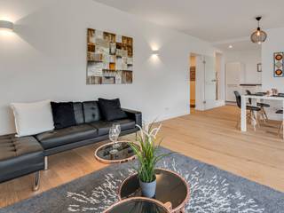 4-Zimmerwohnung mit Home Staging verkauft in zwei Wochen, ADDA Home Staging ADDA Home Staging Modern living room